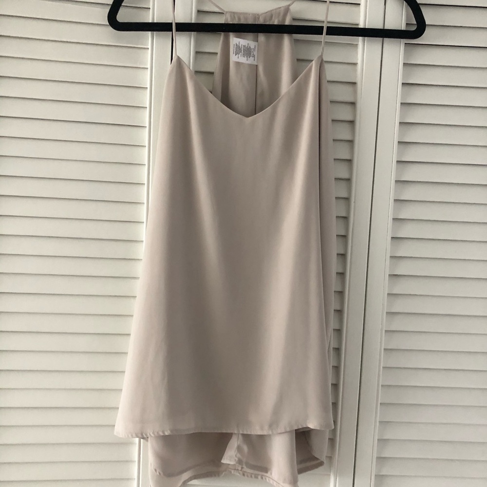 Express M oatmeal colored shirt